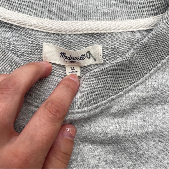 Madewell Jumpstart Sweatshirt Dress | Size M - Picture 5 of 6